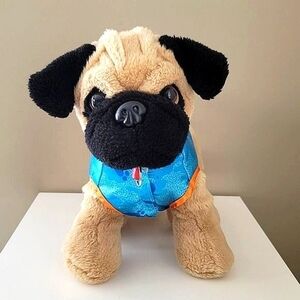 BUILD-A-BEAR Pug Stuffed Dog With Accessories #436